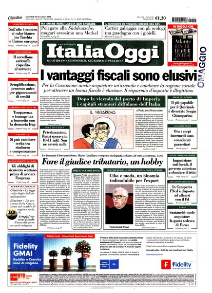 Italia oggi : quotidiano di economia finanza e politica